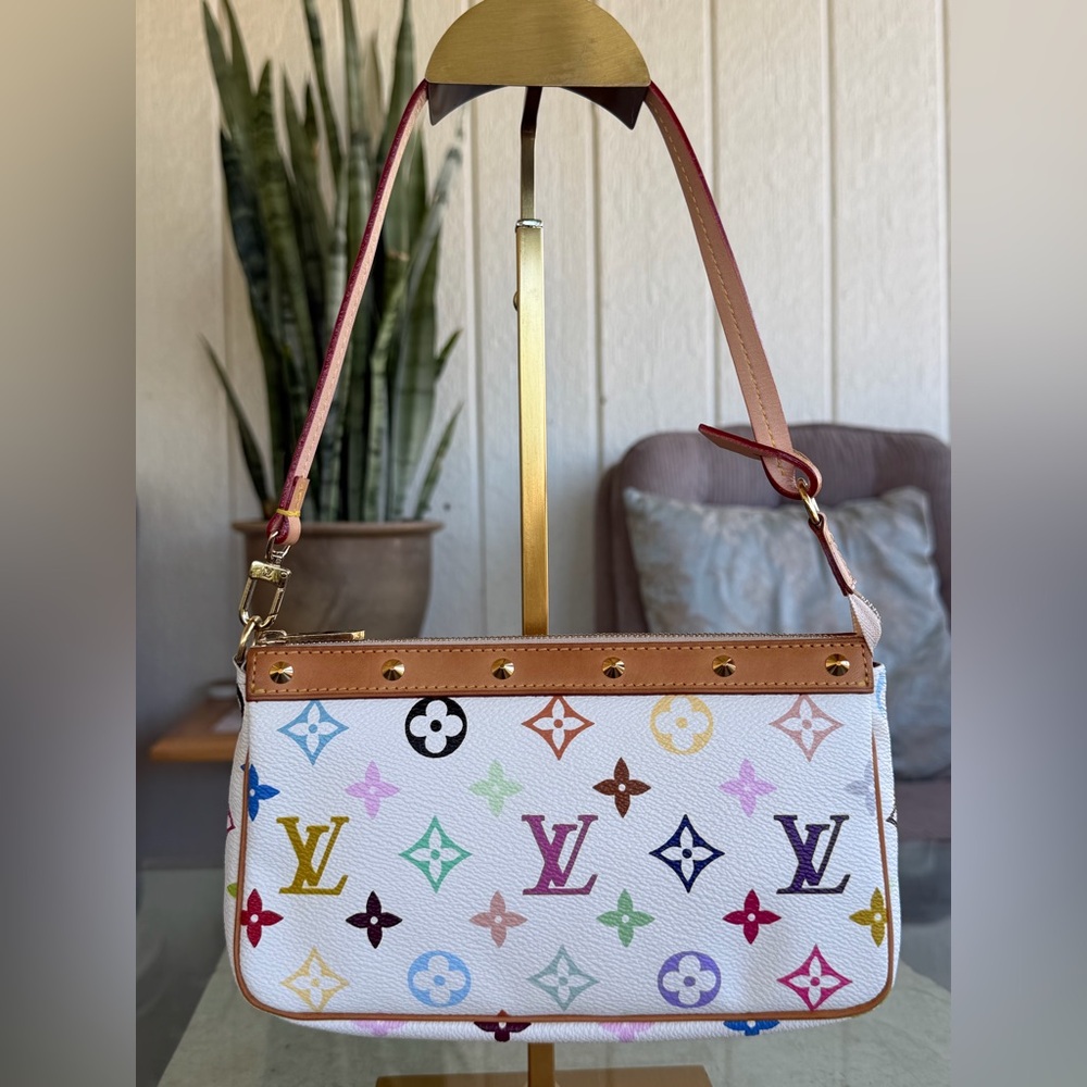 SOLD🔥Like New Louis Vuitton Multicolor Monogram Pochette Accessories🔥(shared) - Picture 2 of 14